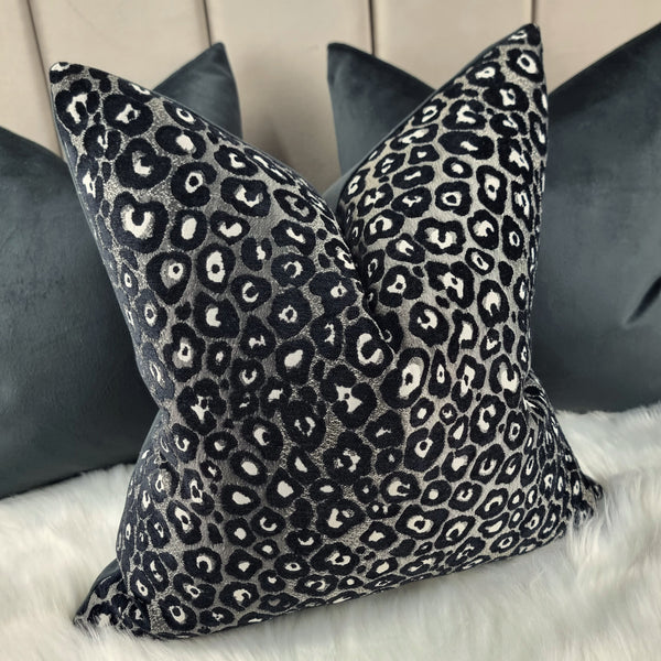 Zambia Leopard Spots Handmade Cushion Cover Animal Print