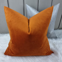 Designers Guild Velluto Velvet Saffron Orange Cushion Cover