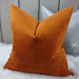 Designers Guild Velluto Velvet Saffron Orange Cushion Cover