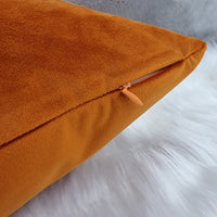 Designers Guild Velluto Velvet Saffron Orange Cushion Cover