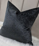 Iliv Vivaldi Ebony/Black Fabric Cushion Cover Velvet