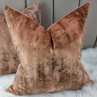 Shimmer TUM TUM Paprika Bronze Metalic Cushion Cover