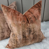 Shimmer TUM TUM Paprika Bronze Metalic Cushion Cover