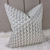 Clarke & Clarke Fabrics Handmade cushion cover Struttura - Pebble Grey