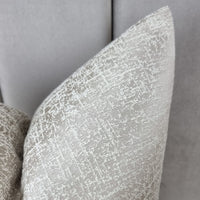 Orion In Nougat Beige Handmade Cushion Cover