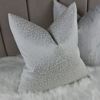 Dainty Cushion Cover in Glacier Silver