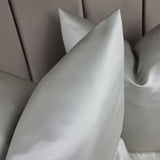 Elegance Silver Sheen Soft Satin Cushion Cover
