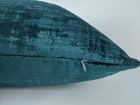 Iliv Interior Azurite Velvet in Teal Fabric Cushion Cover