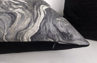 Clarke & Clarke Lavico Fabric NERO/BLACK Handmade Cushion Cover