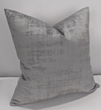 Olaf Velvet in Smoke Grey Fabric Cushion Cover