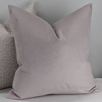 John Lewis Luxury Knitted Velvet in baby Pink Fabric Cushion Cover