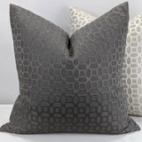 iliv Honeycomb in Graphite Handmade Cushion Cover