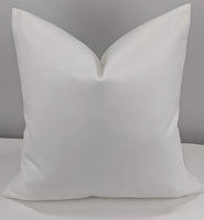 Luxury Off White Knitted Velvet Handmade Cushion Cover (Off White)