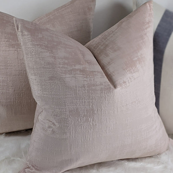 Aurora Blush Velvet Cushion Cover