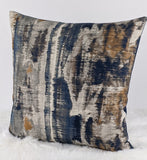 Aquaria Handmade Cushion Cover Indian Blue