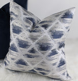 Etterick Indigo Fabric Cushion cover Handmade Double Sided