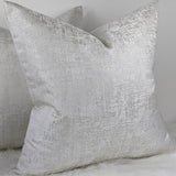 Kidman Luxury Ivory White Silver Specks Handmade Cushion Cover