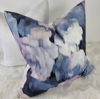 Bloom Secrecy Bluebell Cushion Cover Luxurious Velvet