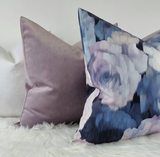 Bloom Secrecy Bluebell Cushion Cover Luxurious Velvet