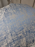 KIDMAN DENIM BLUE CUSHION COVER DOUBLE SIDED GLAMOROUS BOUTIQUE STYLE